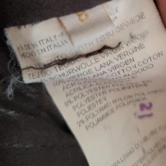 VALENTINO Virgin Wool Knee-Length Skirt size 8 brown - Picture 6 of 8